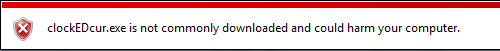 clockED download complete warning